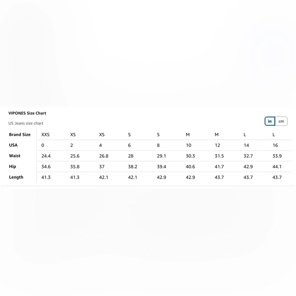 VIPONES High Waisted Ripped Flare Jeans 4R NWT Back To School - Picture 10 of 10